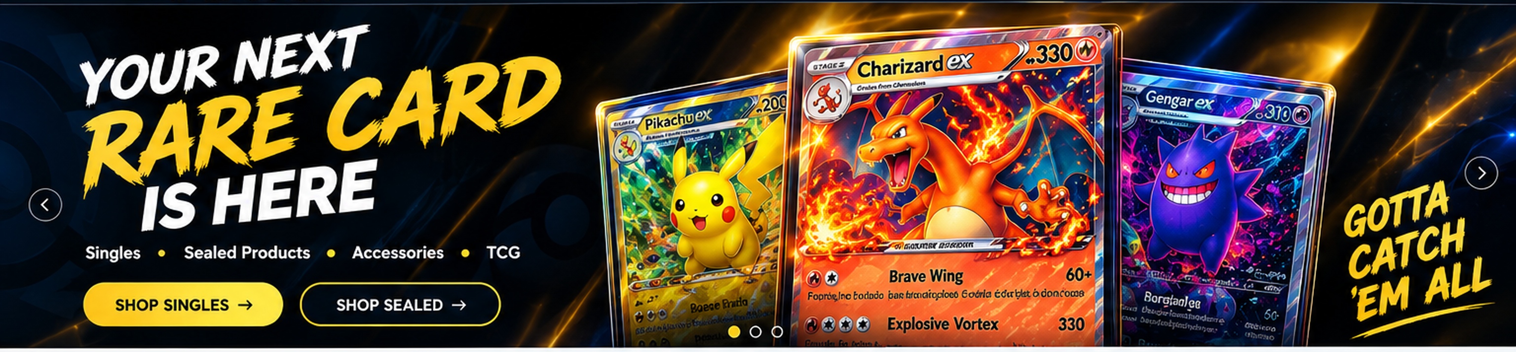 TCG Vault Center — Your next rare card is here